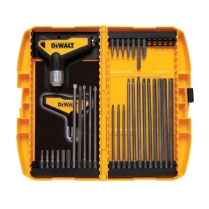 DEWALT Hex Key Wrench Set, Ratcheting. T-Handle Set, 31-Piece