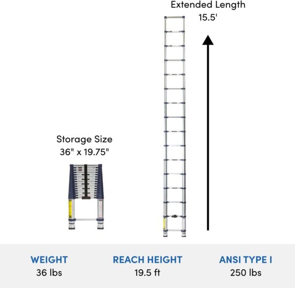 Xtend & Climb 785P+ Telescoping Ladder - Image 2