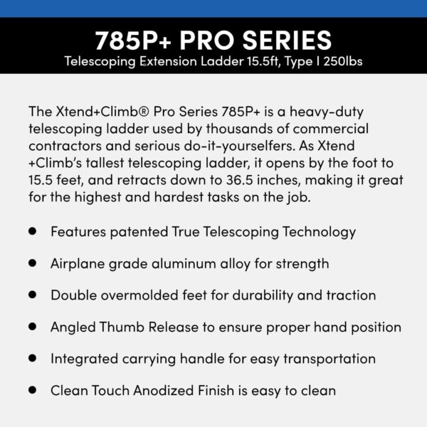Xtend & Climb 785P+ Telescoping Ladder - Image 3