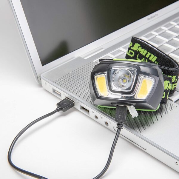 PowerSmith 2x250 Lumen Rechargeable LED Headlamp - Image 2