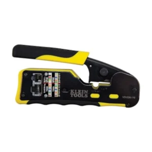 Klein Tools VDV226-110 Ratcheting Modular Data Cable Crimper